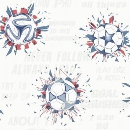 Обои York Коллекция A Perfect World дизайн Soccer Ball Blast арт. KI0576
