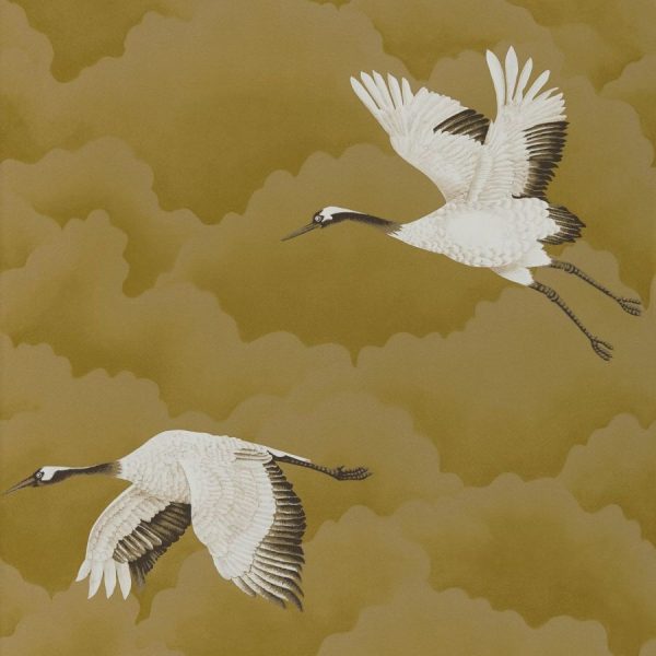 Обои Harlequinколлекция Palmetto дизайн Cranes in Flight арт. 111235