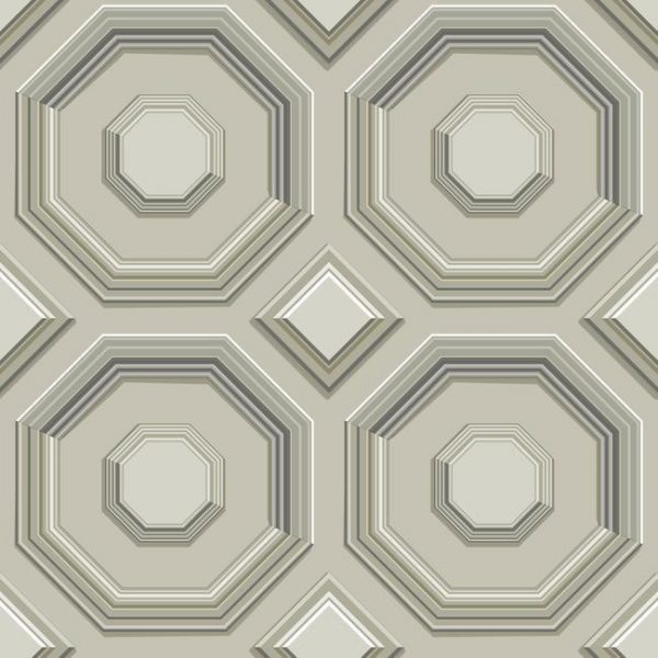 Обои York Коллекция Dimensional Artistry дизайн Coffered Octagon арт. DI4743