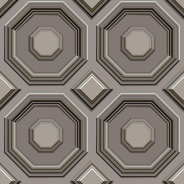 Обои York Коллекция Dimensional Artistry дизайн Coffered Octagon арт. DI4745