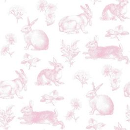 Обои York Коллекция A Perfect World дизайн Bunny Toile арт. KI0582