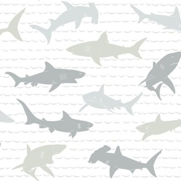 Обои York Коллекция A Perfect World дизайн Shark Charades арт. KI0565
