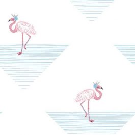 Обои Architector Коллекция Day Dreamers дизайн Dancing Flamingo арт. DA61702