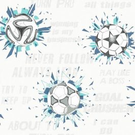 Обои York Коллекция A Perfect World дизайн Soccer Ball Blast арт. KI0577